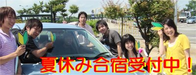 夏の合宿免許